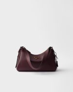 Prada Aimée medium leather shoulder bag